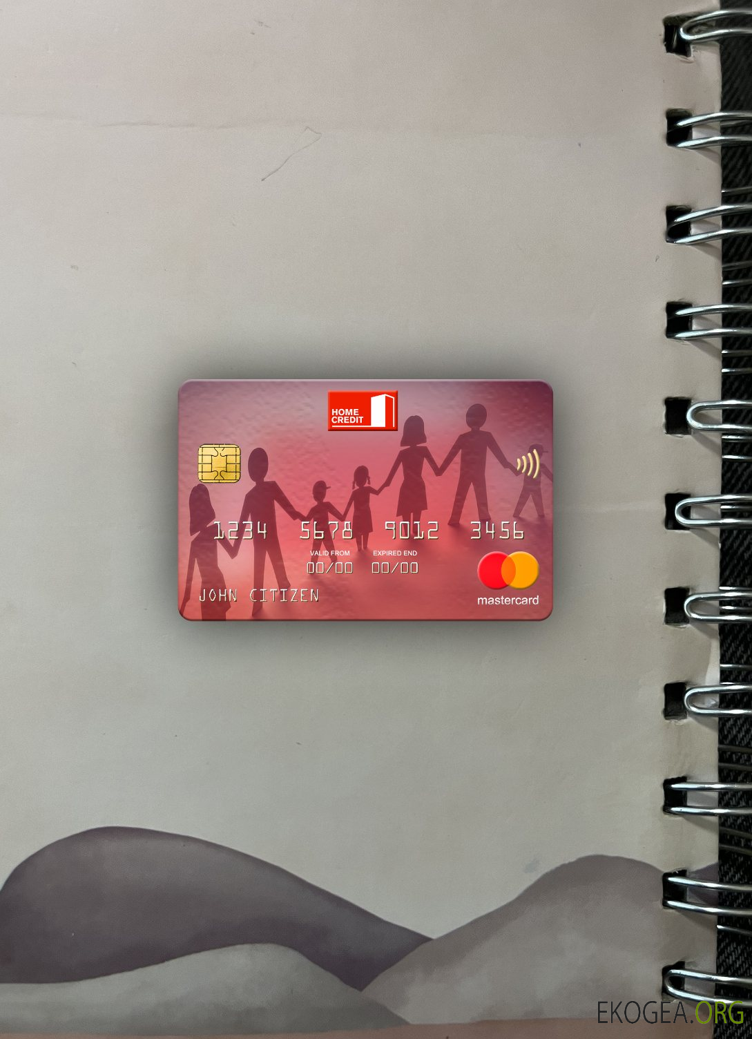 Russie Home Credit banque mastercard photolook recto
